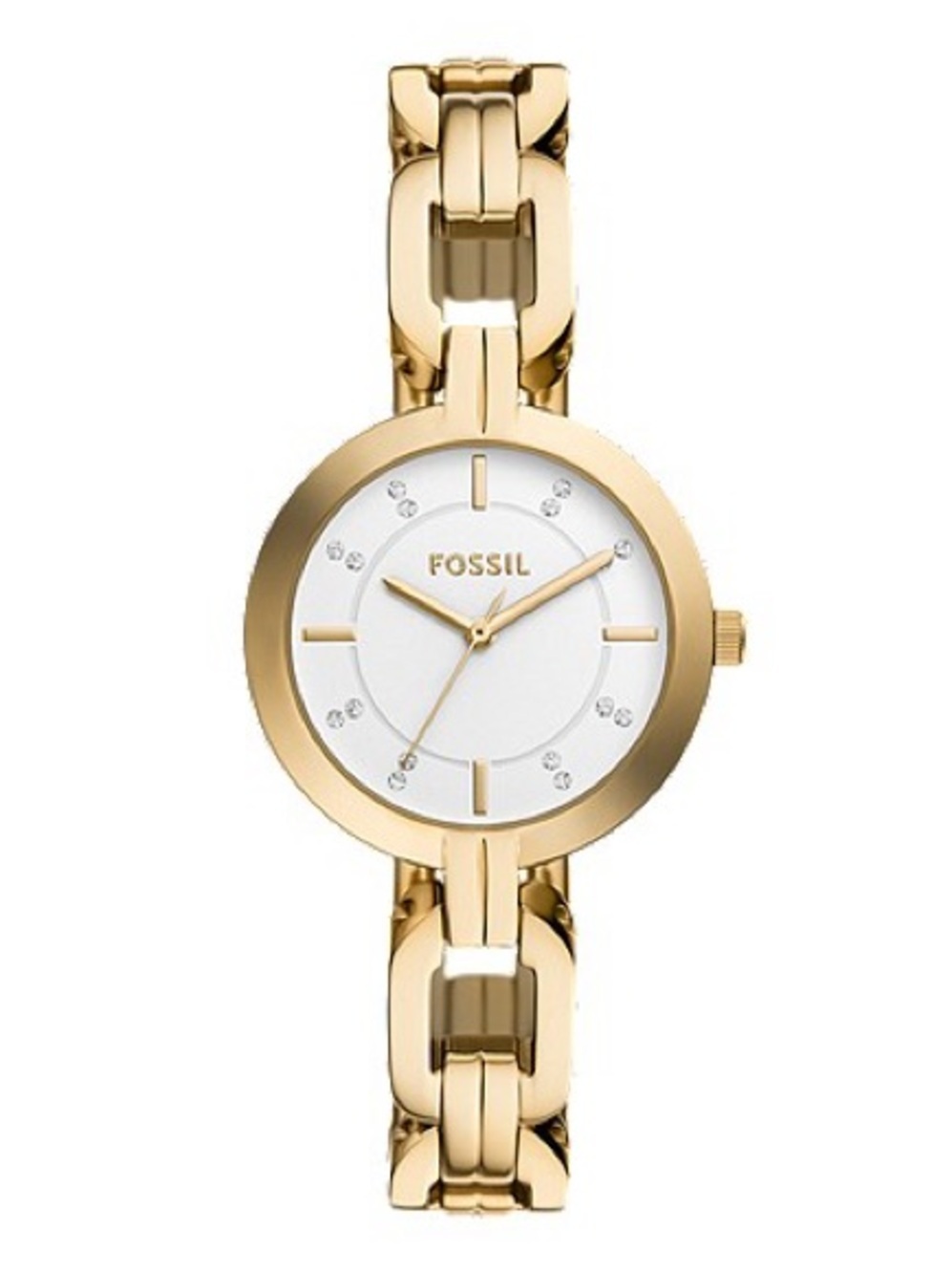 Fossil Kerrigan Three-Hand Gold-Tone Stainless Steel Watch